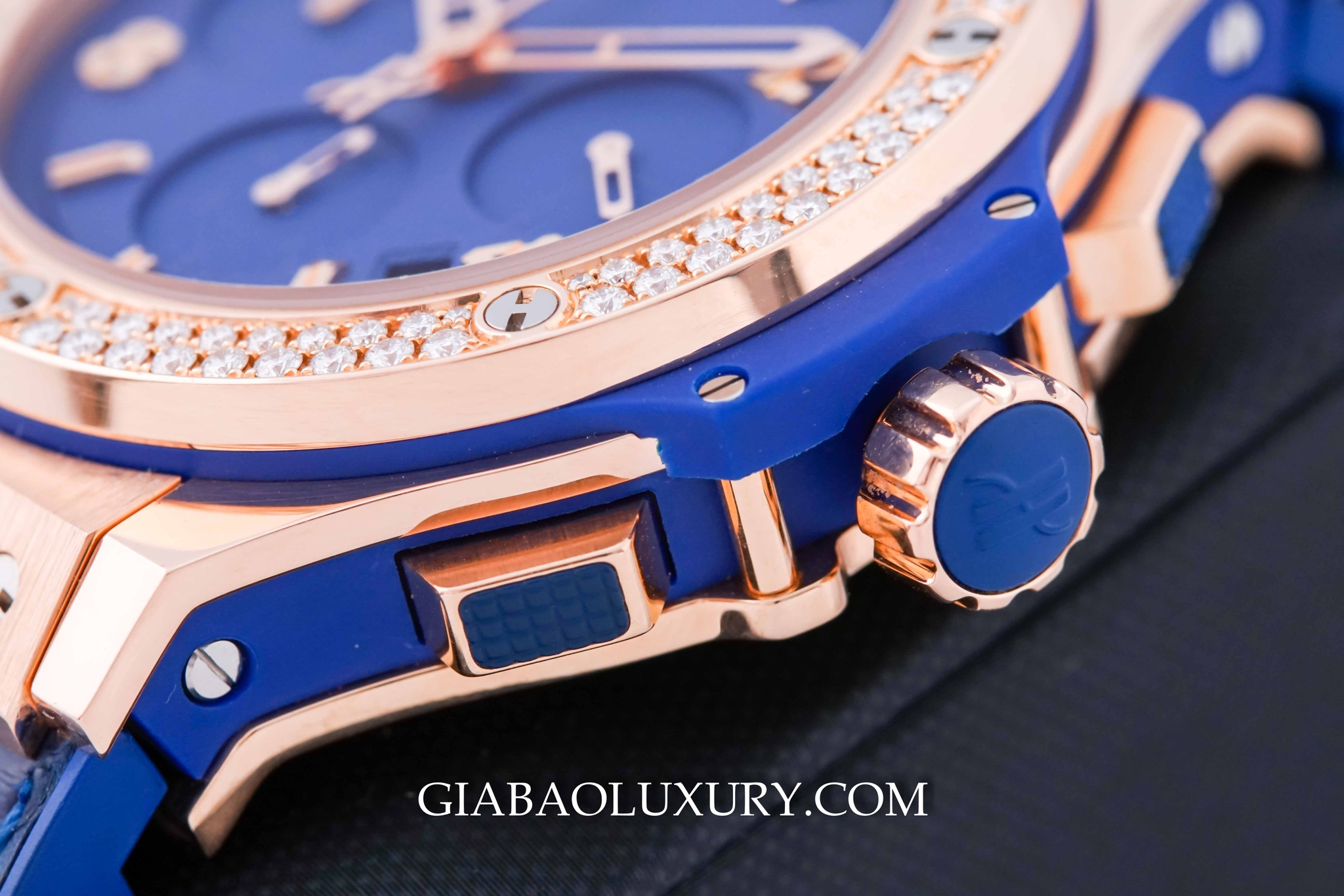 đồng hồ Hublot Big Bang  Blue Diamonds Gold 41