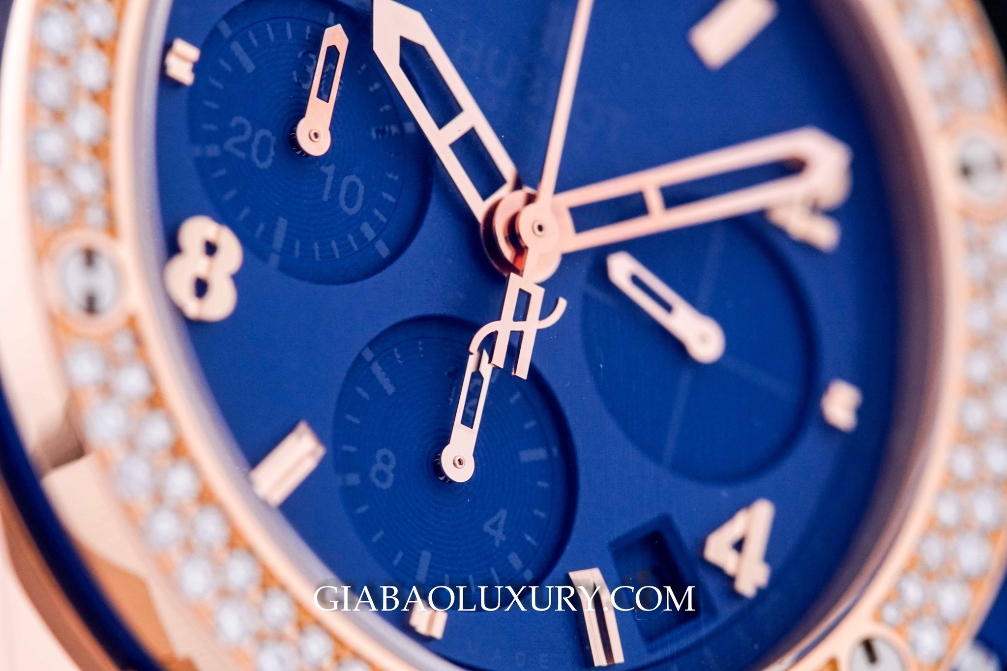 đồng hồ Hublot Big Bang  Blue Diamonds Gold 41