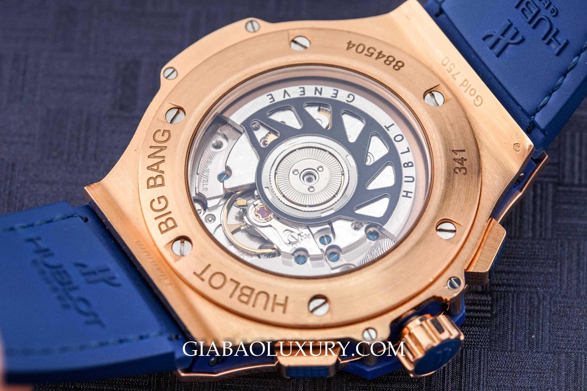 Đồng Hồ Hublot Big Bang Dark Blue Diamonds Gold Tutti Frutti