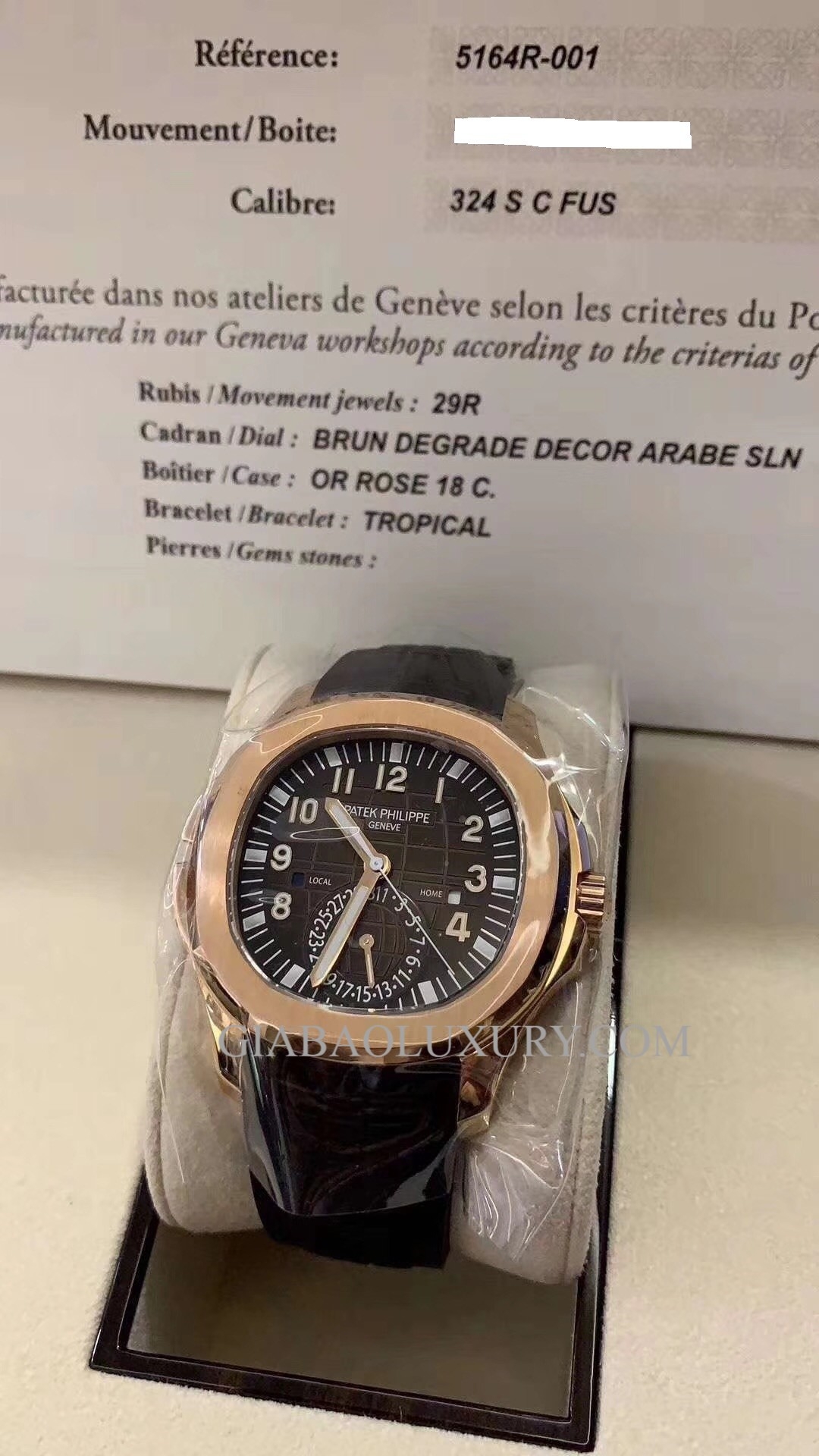 Đồng hồ Patek Philippe Aquanaut 5164R-001