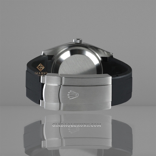 Dây cao su Rubber B dành cho đồng hồ Rolex Airking 40mm Ref. 116900 - Classic Series