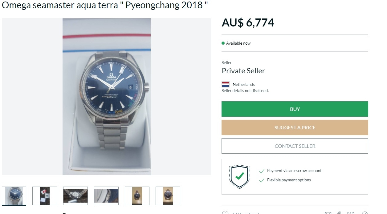 Đồng Hồ Omega Seamaster Aqua Terra PyeongChang 2018 Limited Edition