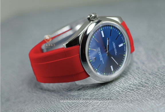 Dây cao su Rubber B dành cho đồng hồ Rolex Oyster Perpetual 39mm - Classic Series