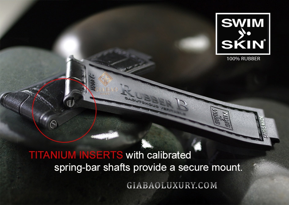 Dây cao su Rubber B dành cho đồng hồ Rolex Daytona phiên bản dây cao su Oysterflex - SwimSkin® Giả Vải