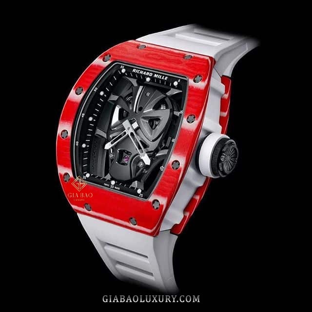 Đồng Hồ Richard Mille RM 52-06 Mask Red Carbon Tourbillon