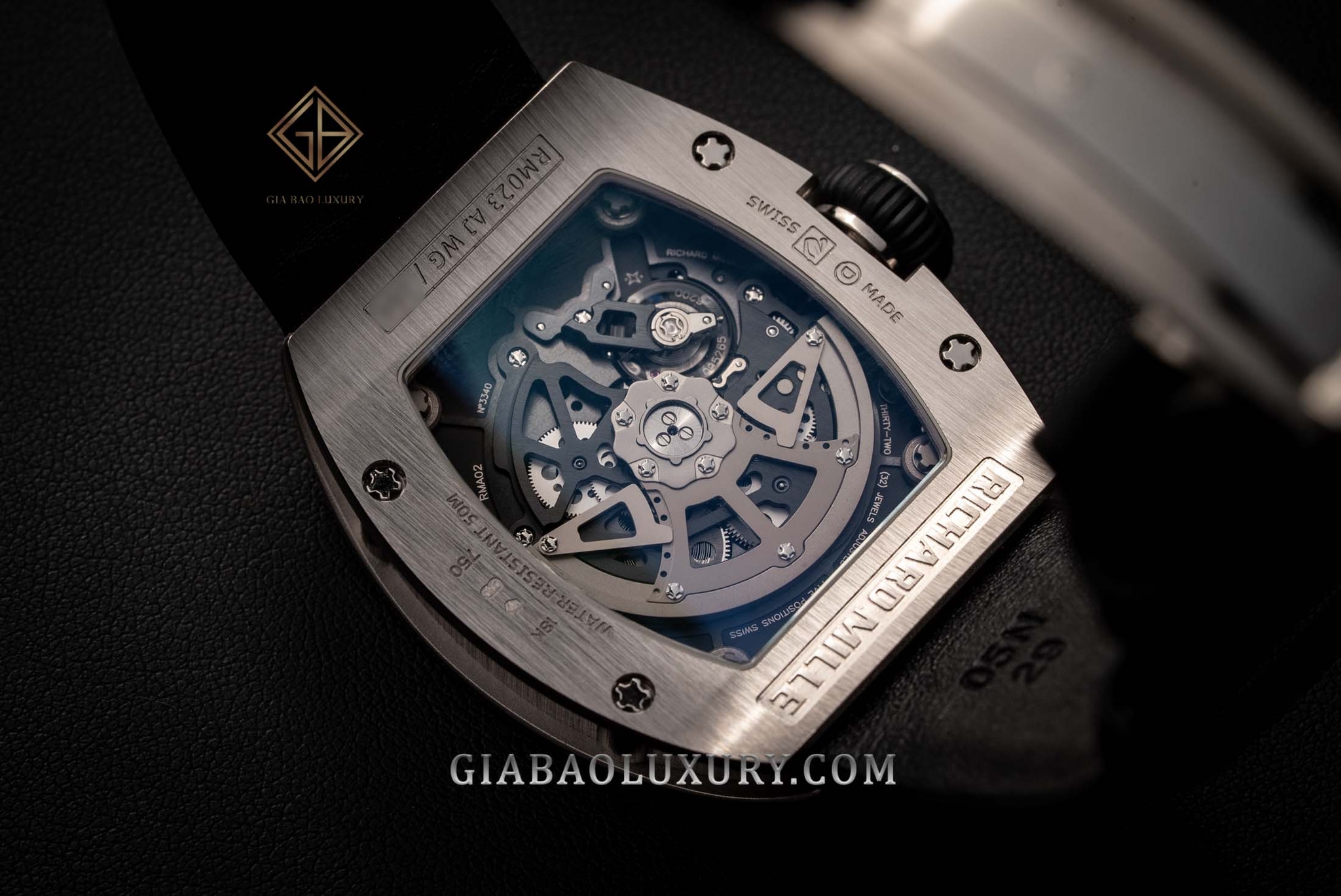 Đồng Hồ Richard Mille RM 023 Automatic Winding Vàng trắng