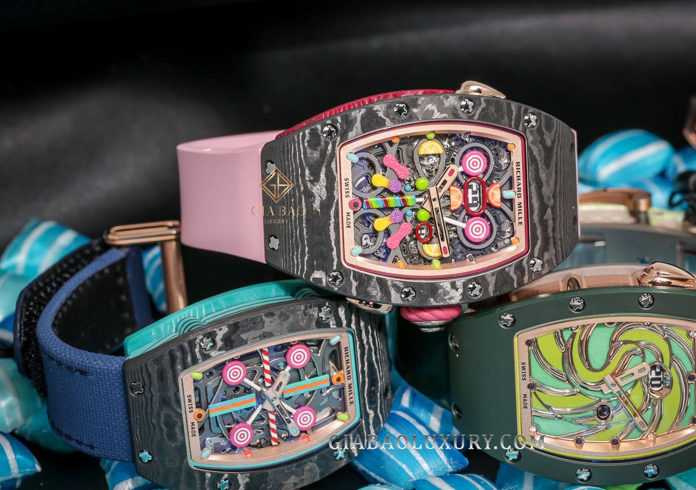 Đồng Hồ Richard Mille Bonbon RM 37-01 Cerise