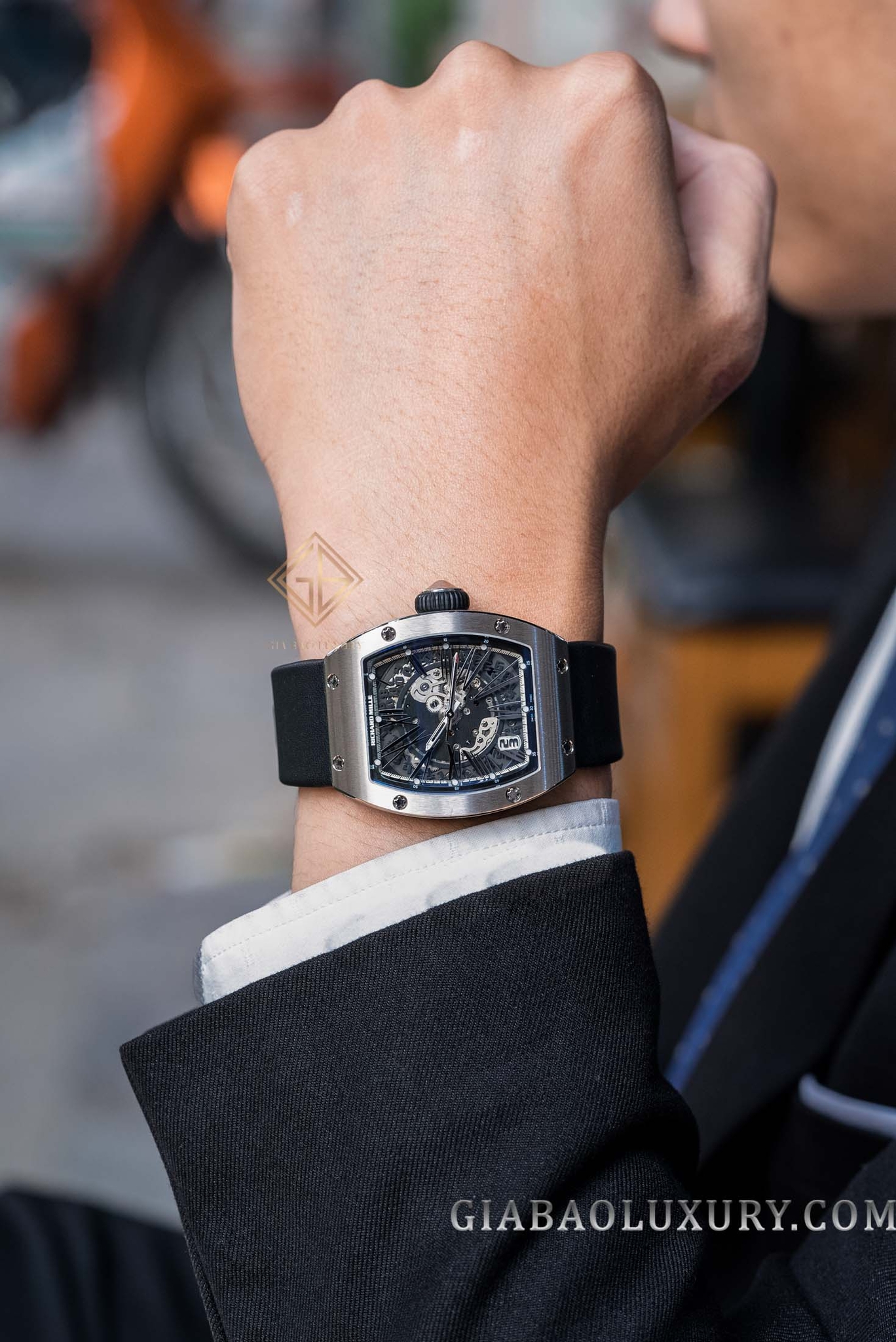 Đồng Hồ Richard Mille RM 023 Automatic Winding Vàng trắng