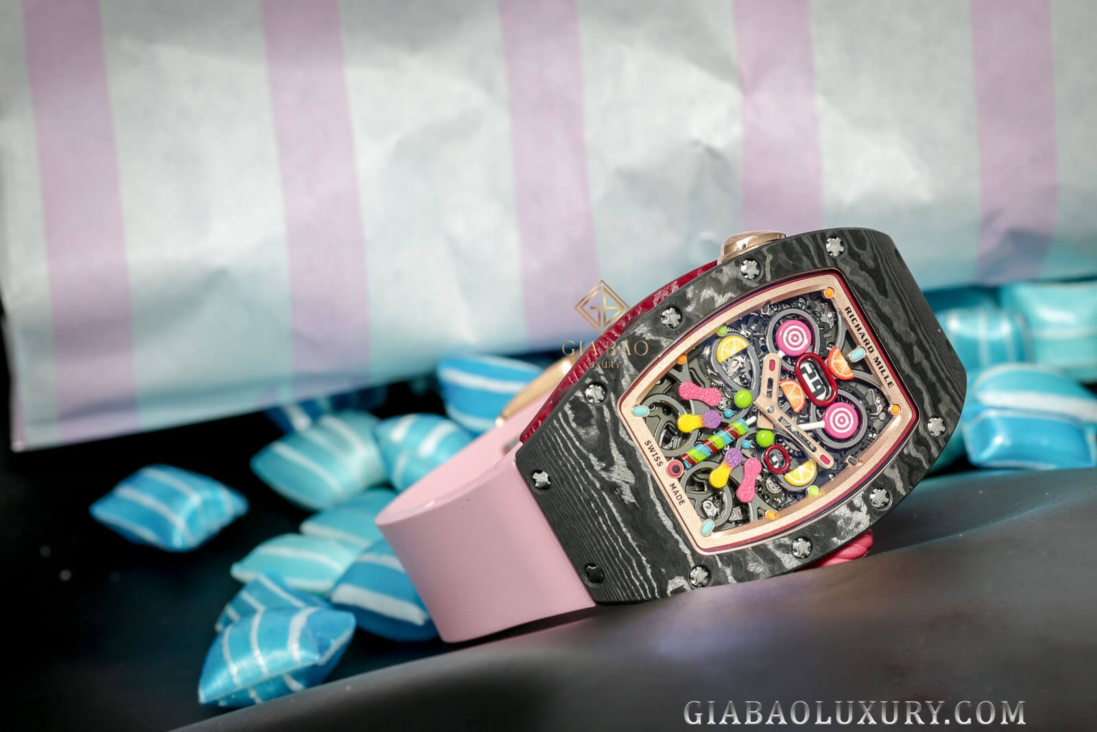 Đồng Hồ Richard Mille Bonbon RM 37-01 Cerise