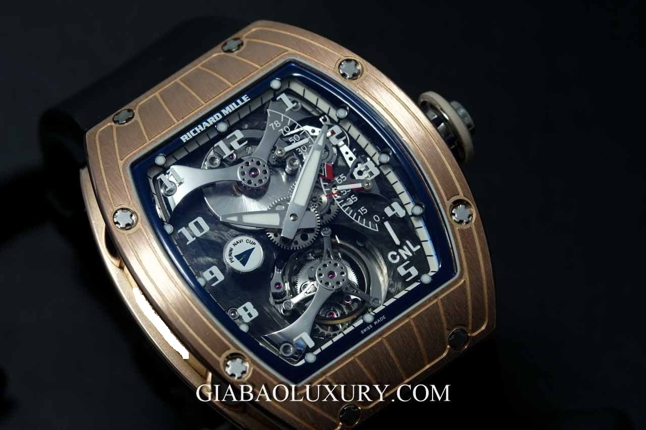 Đồng hồ richard mille rm 014 tourbillon vàng hồng