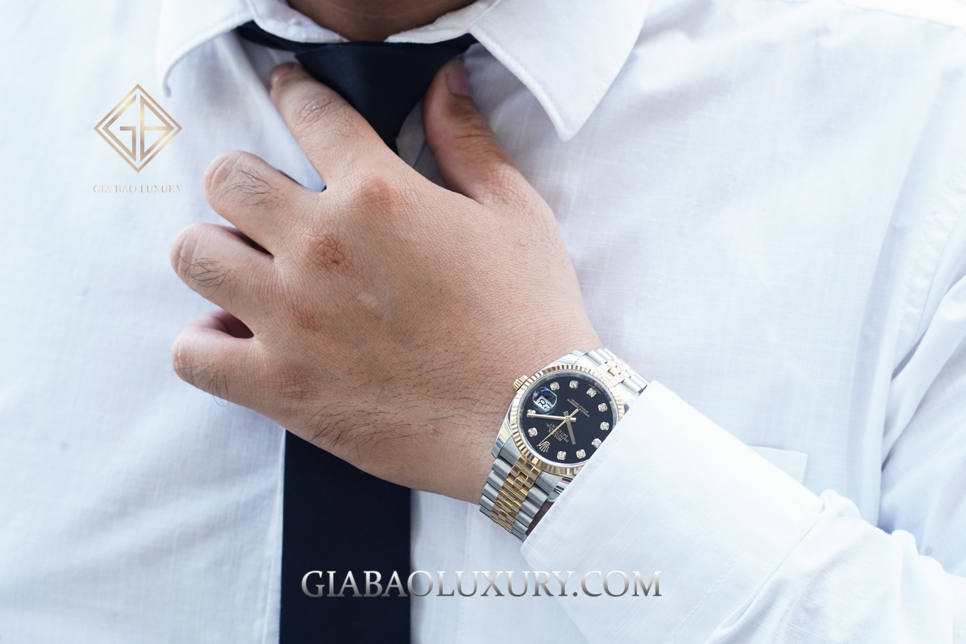 Đồng Hồ Rolex Datejust 36 116233 Mặt Số Đen