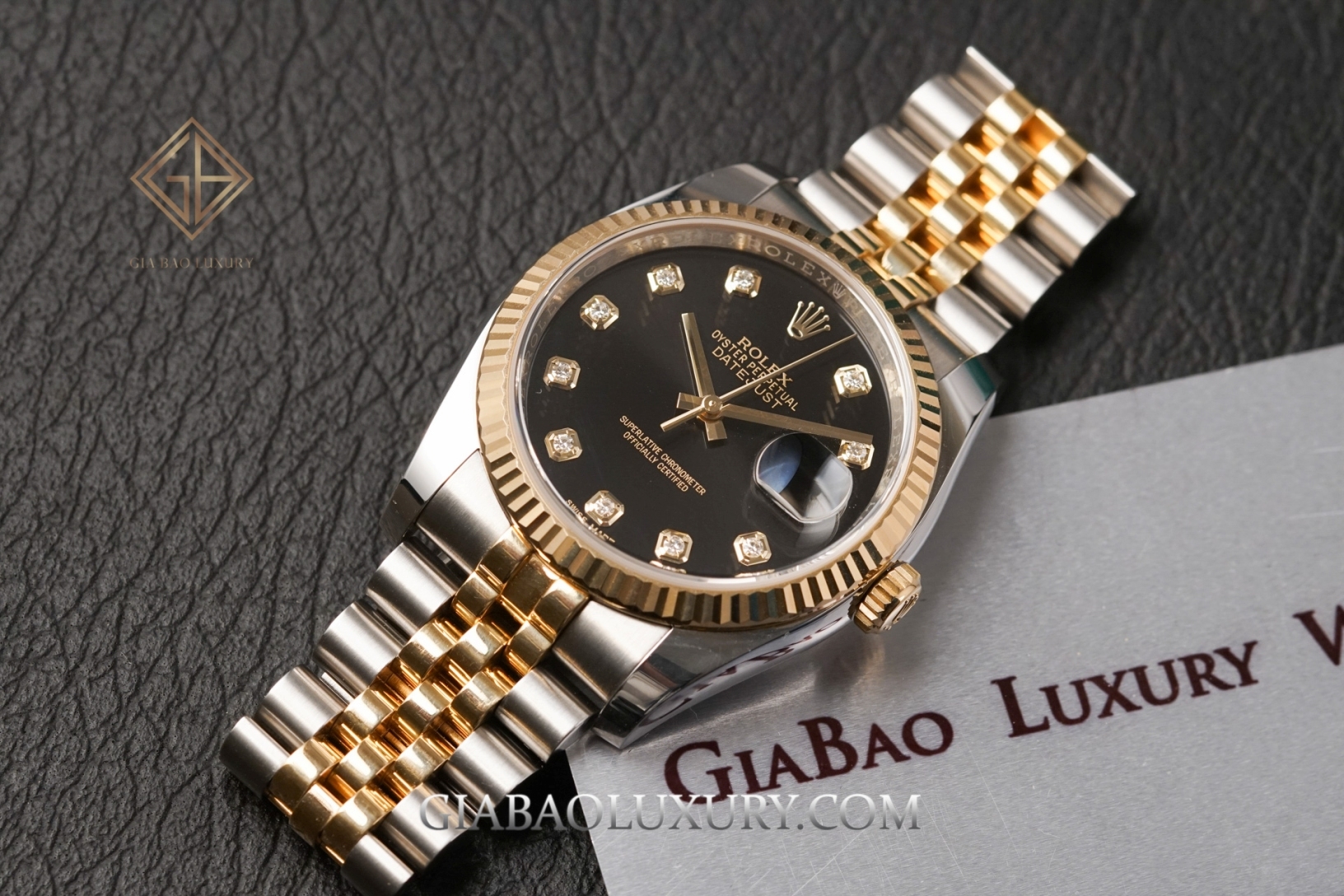 Đồng Hồ Rolex Datejust 36 116233 Mặt Số Đen