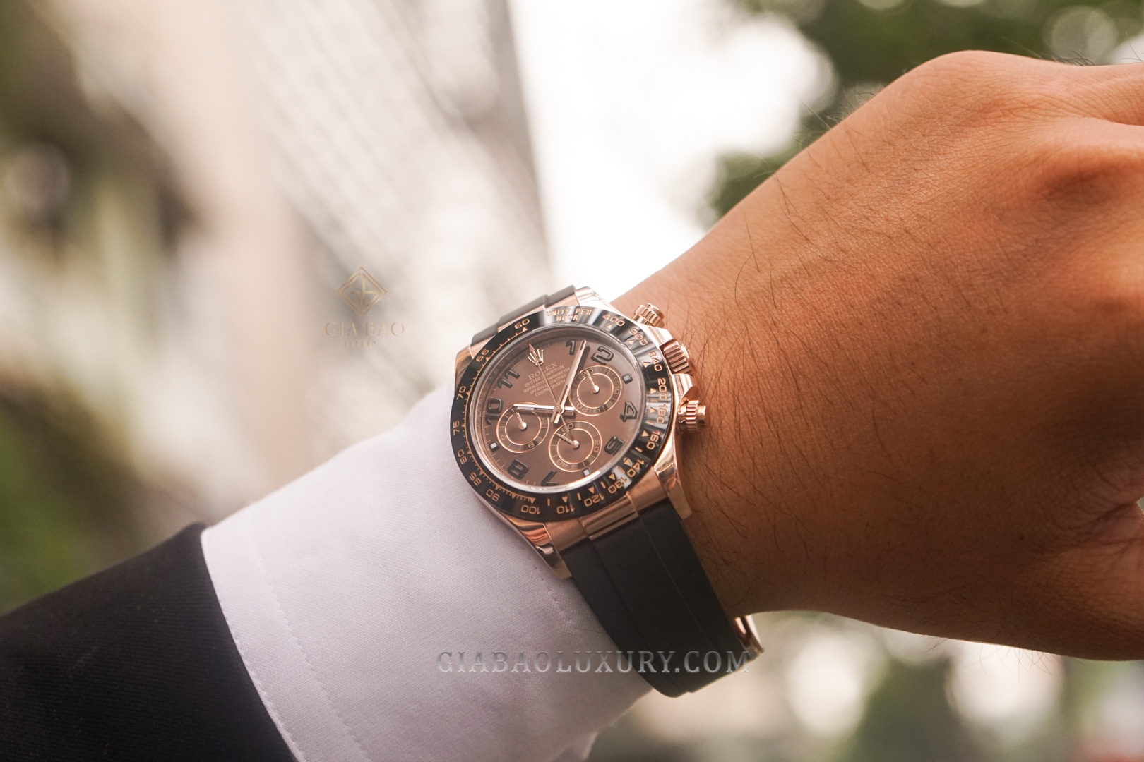 Đồng Hồ Rolex Cosmograph Daytona 116515LN Mặt Số Chocolate Cọc Số Arab
