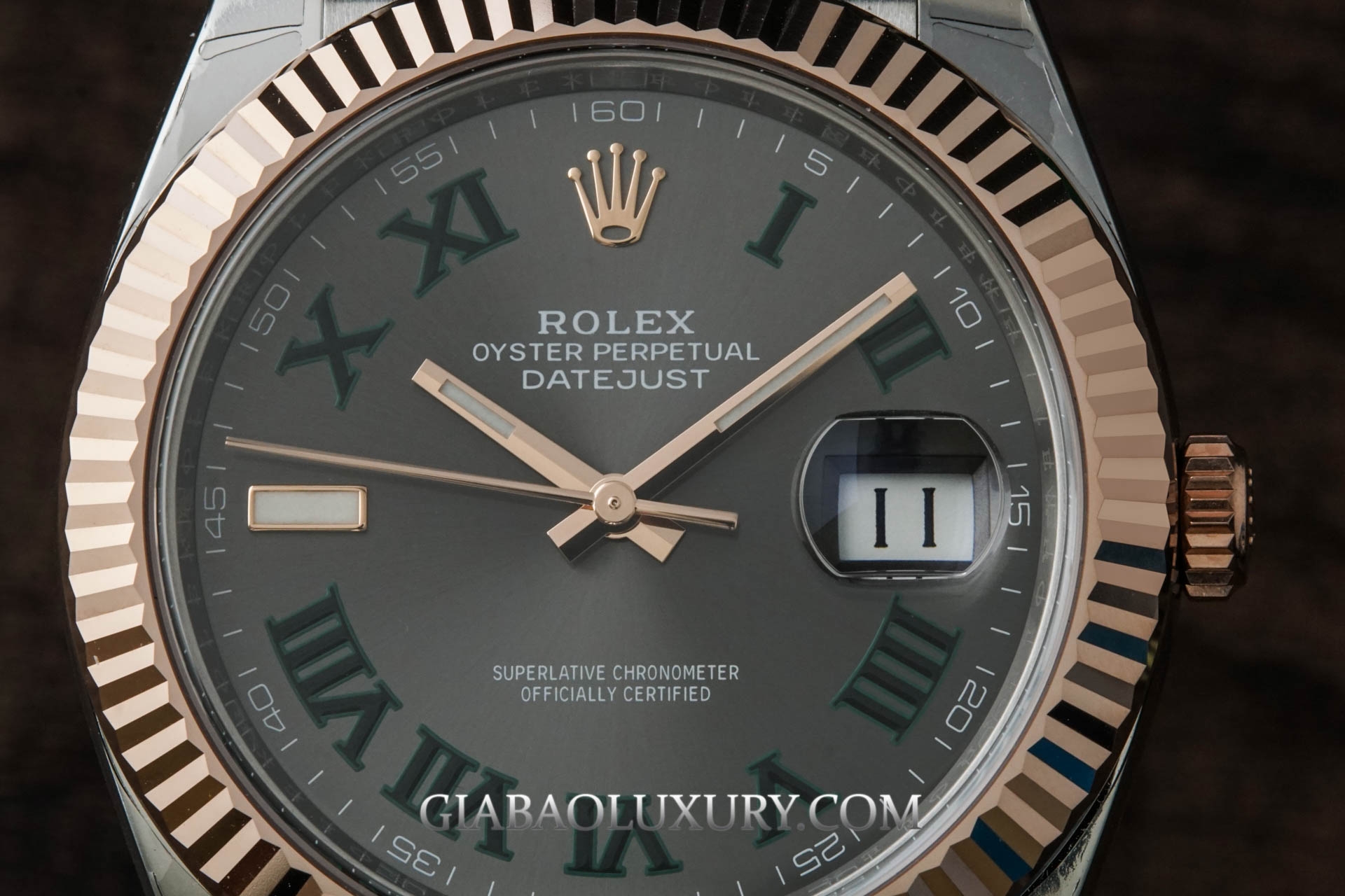Review đồng hồ Rolex Datejust 41mm mặt số Rhodium