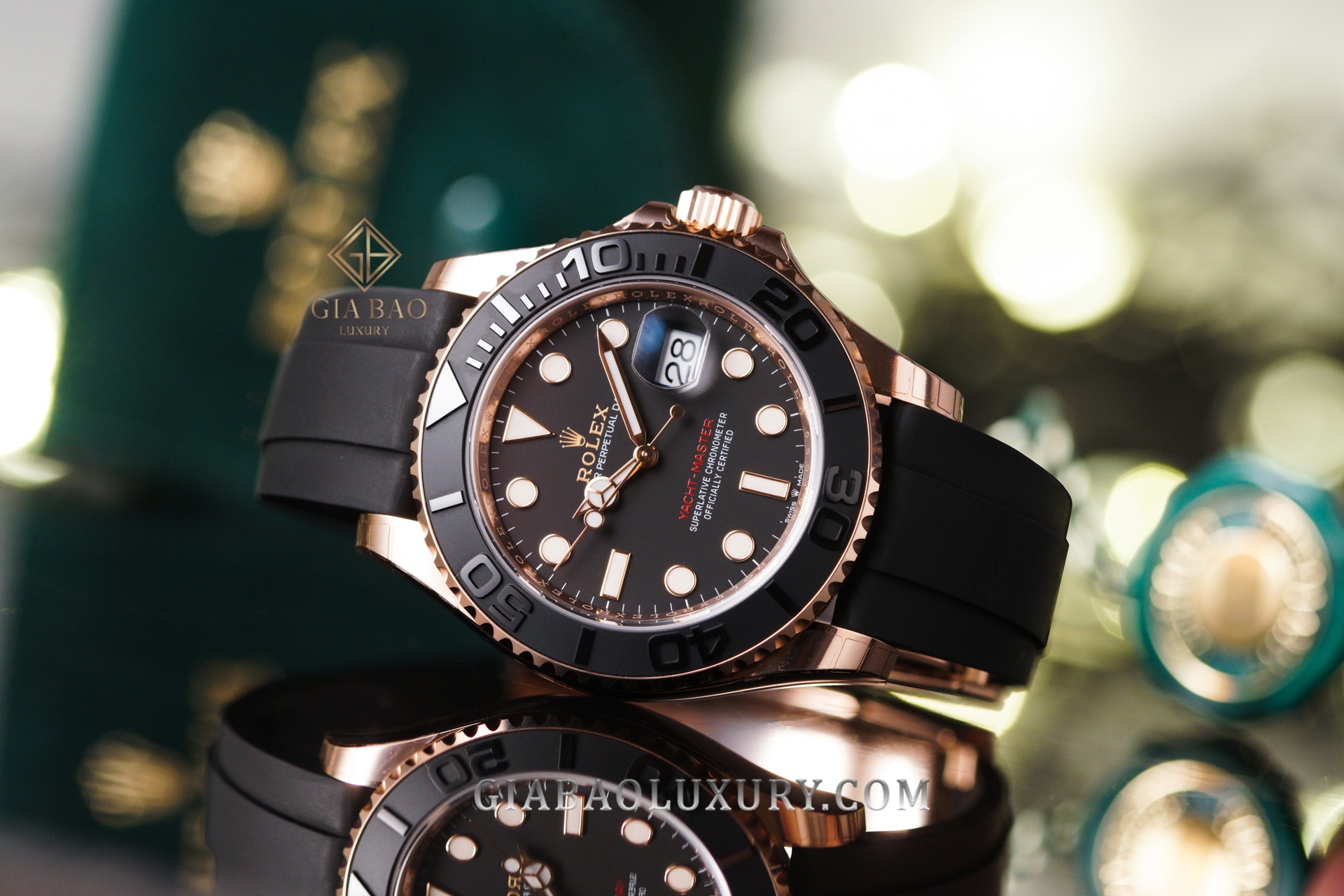 Đồng Hồ Rolex Yacht-Master 40 126655 Mặt Số Đen