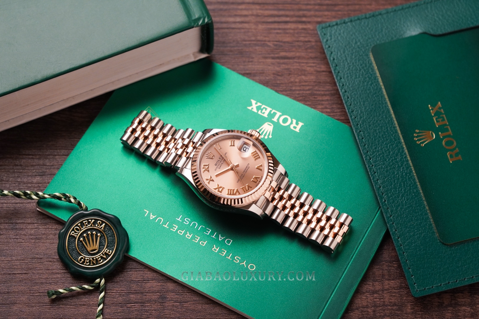 Đồng Hồ Rolex Datejust 31 278271 Mặt Số Hồng Cọc Số La Mã
