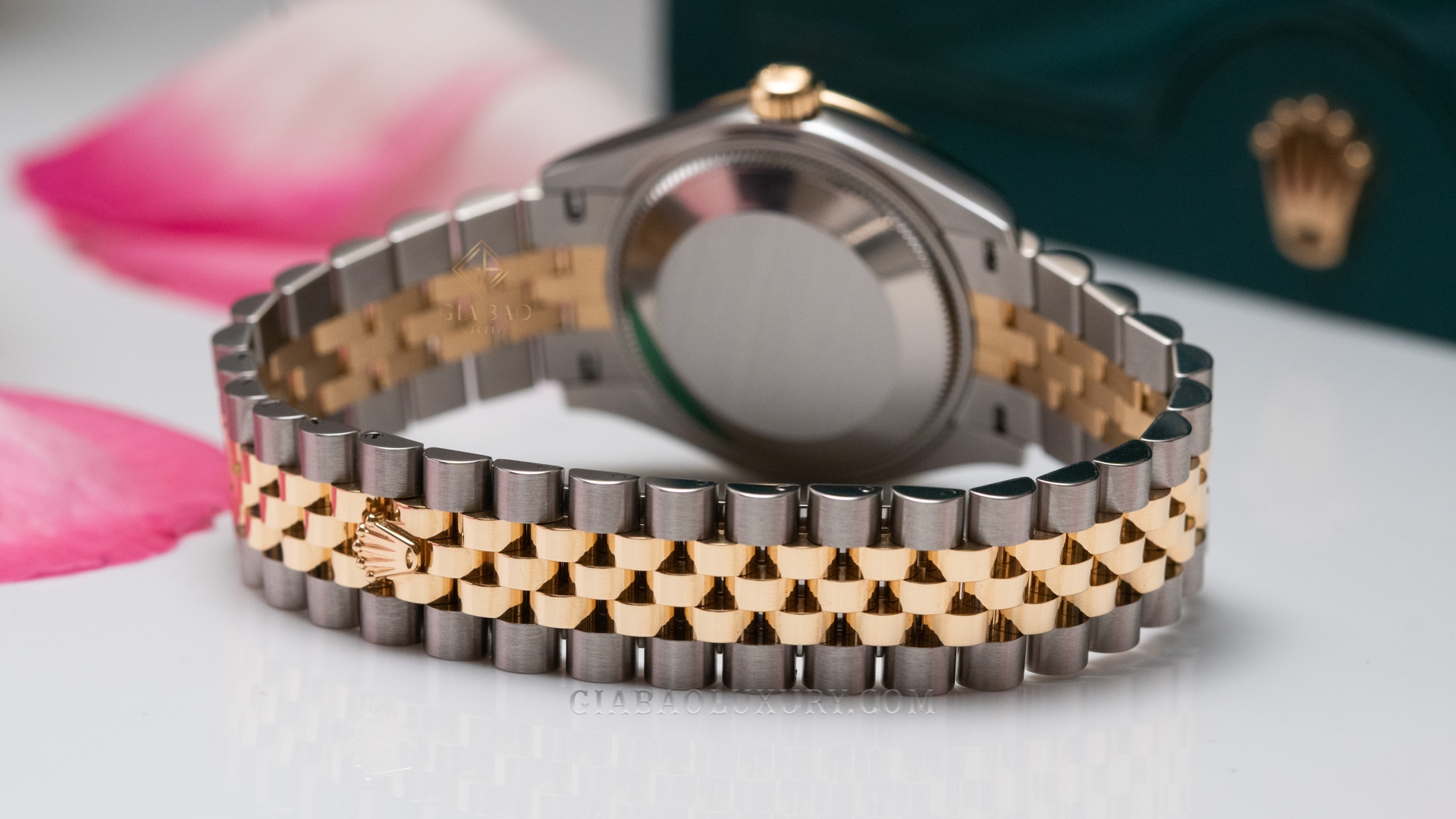 Đồng Hồ Rolex Lady Datejust 31 278273 Mặt Số Vàng Champagne Nạm Kim Cương