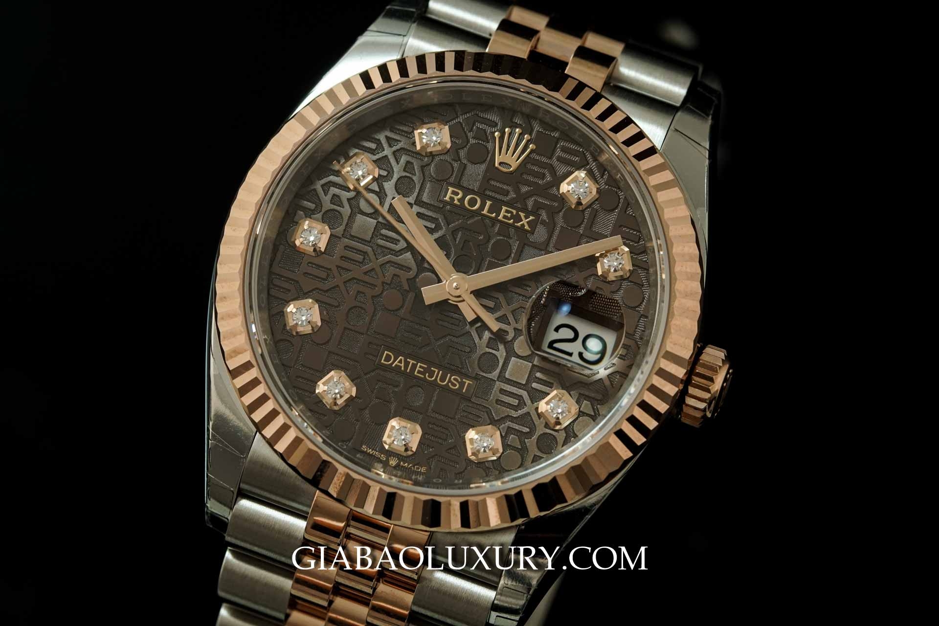 Đồng Hồ Rolex Datejust 126231 Mặt số vi tính chocolate