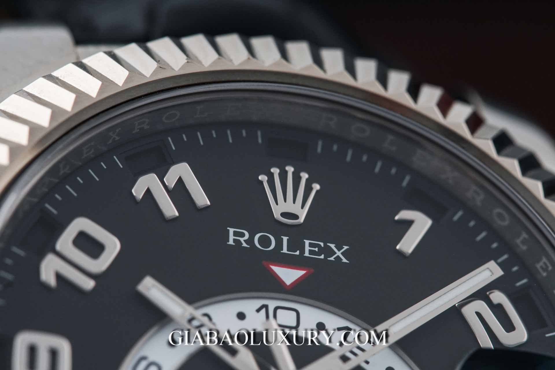 Đồng hồ Rolex Sky Dweller 326139 Mặt Số Đen