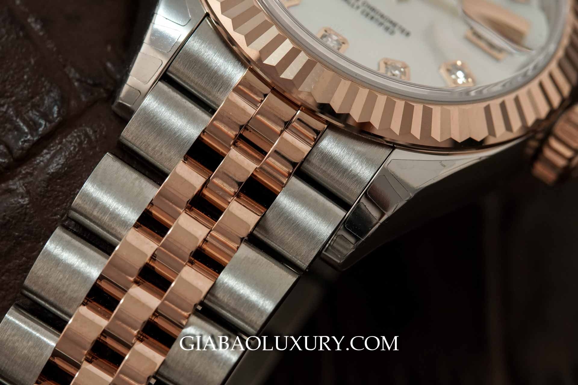 Đồng Hồ Rolex Lady Datejust 279171 Mặt Ốc Trắng