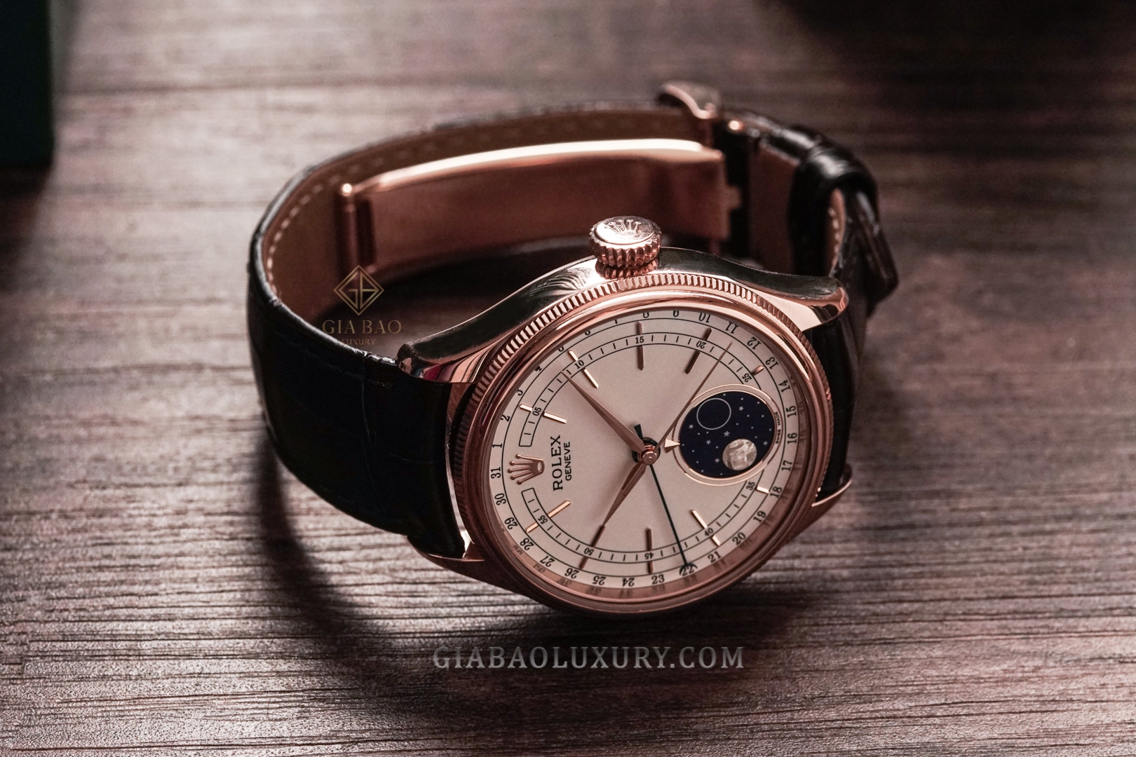 Đồng Hồ Rolex Cellini Moonphase 50535