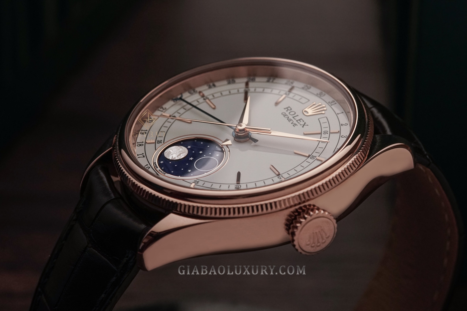 Đồng Hồ Rolex Cellini Moonphase 50535