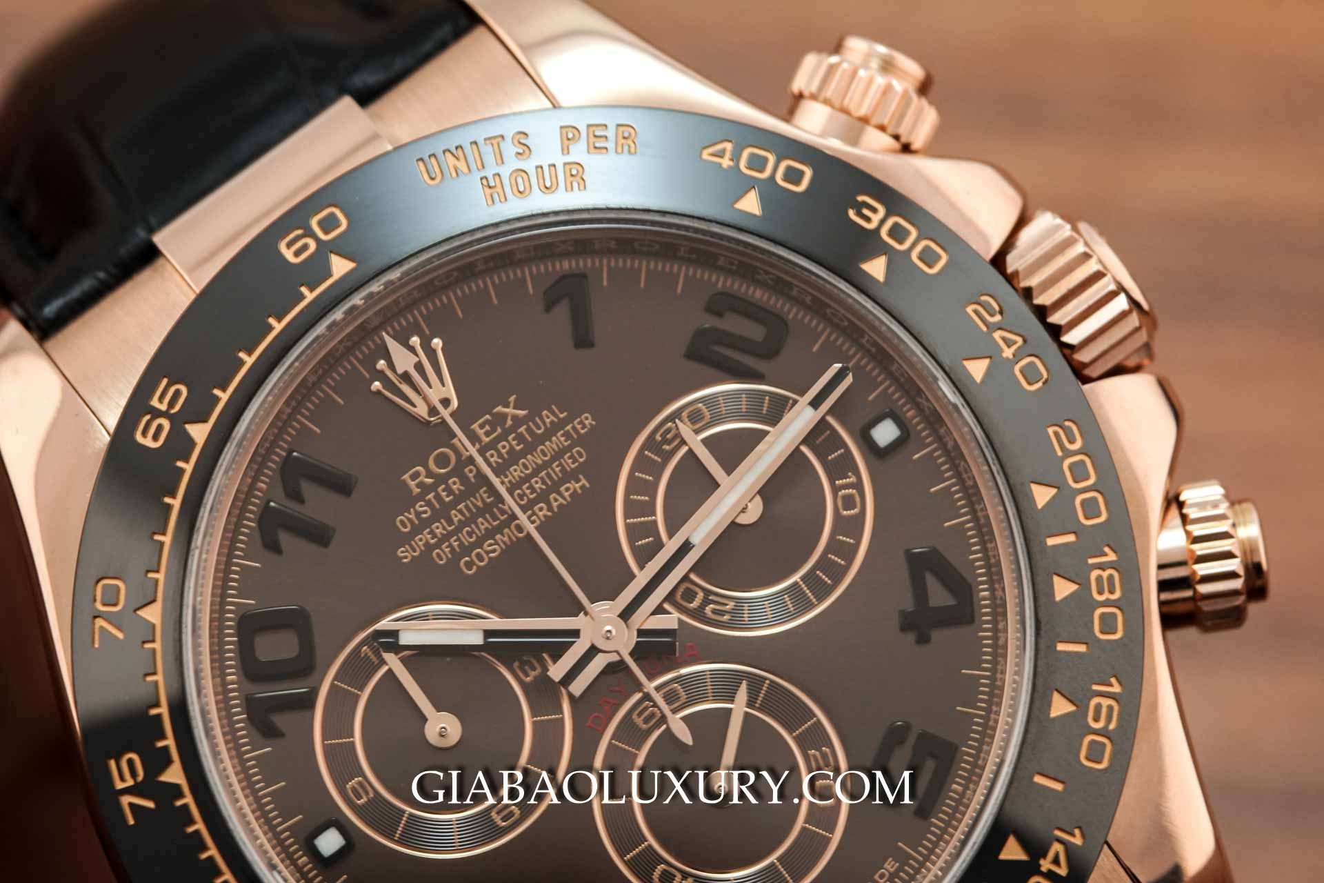 Đồng hồ Rolex Cosmograph Daytona 116515LN Mặt số chocolate