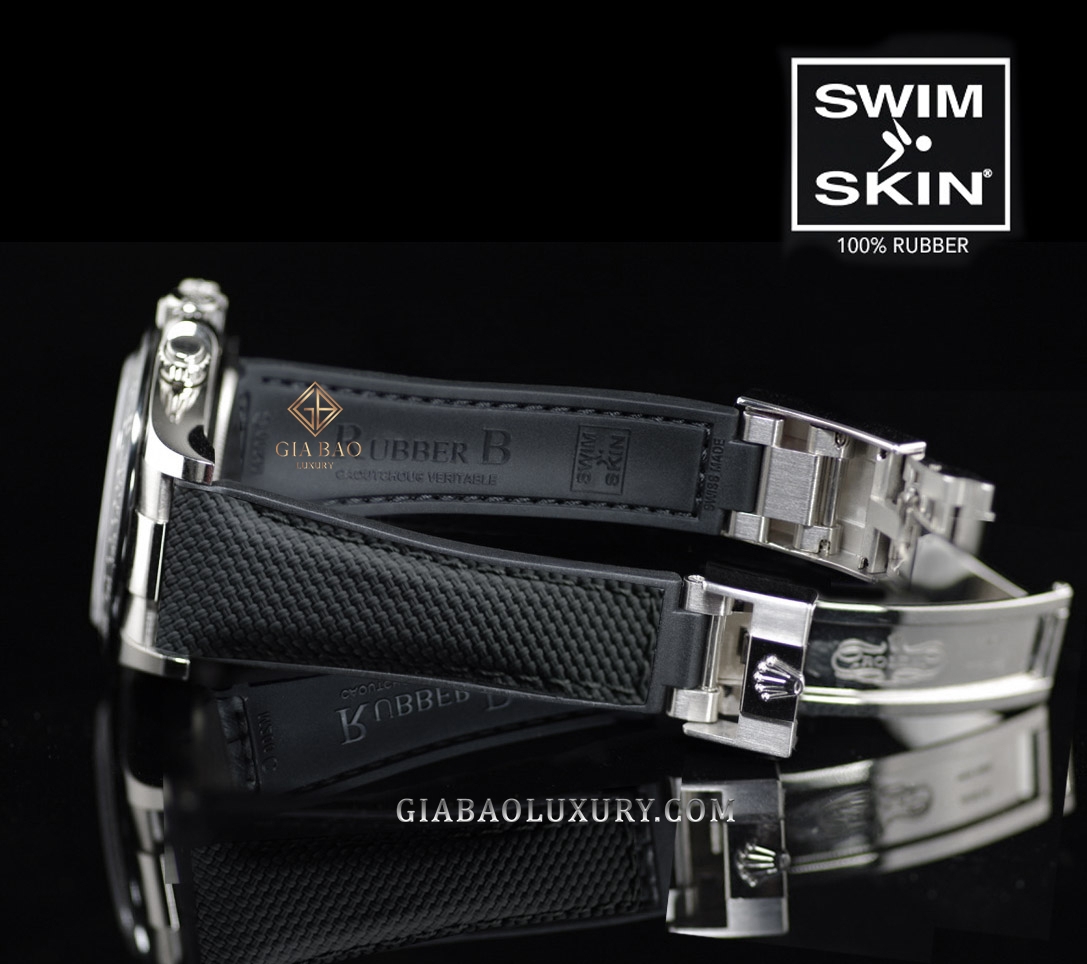 Dây cao su Rubber B dành cho đồng hồ Rolex Daytona phiên bản dây cao su Oysterflex - SwimSkin® Giả Vải