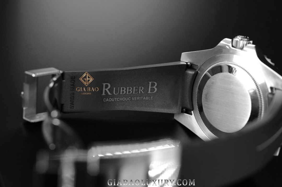 Dây cao su Rubber B dành cho đồng hồ Rolex Daytona phiên bản dây kim loại Oyster vành Ceramic -  Classic Series