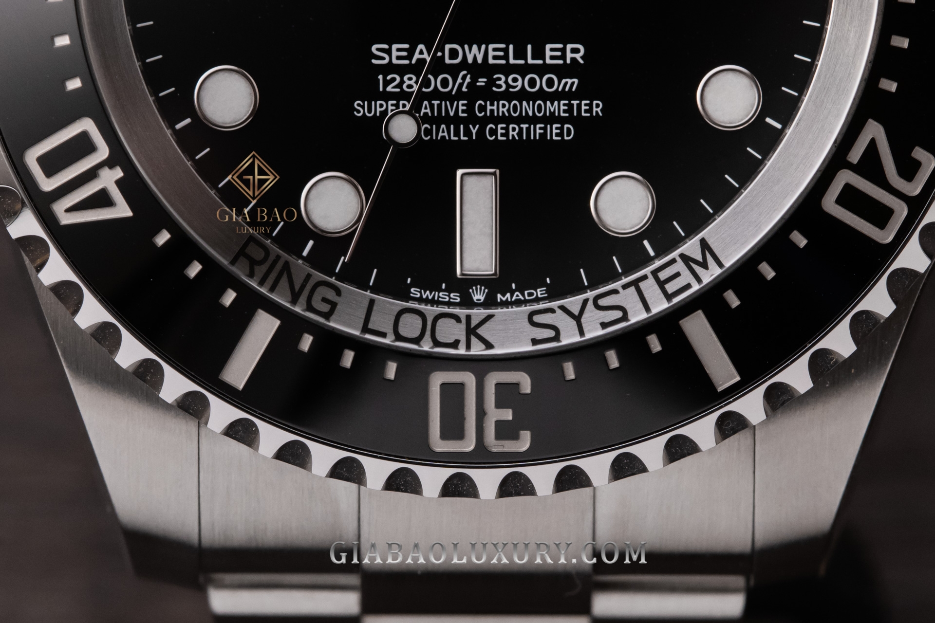 Đồng hồ Rolex Deepsea 126660 Mặt Số Đen