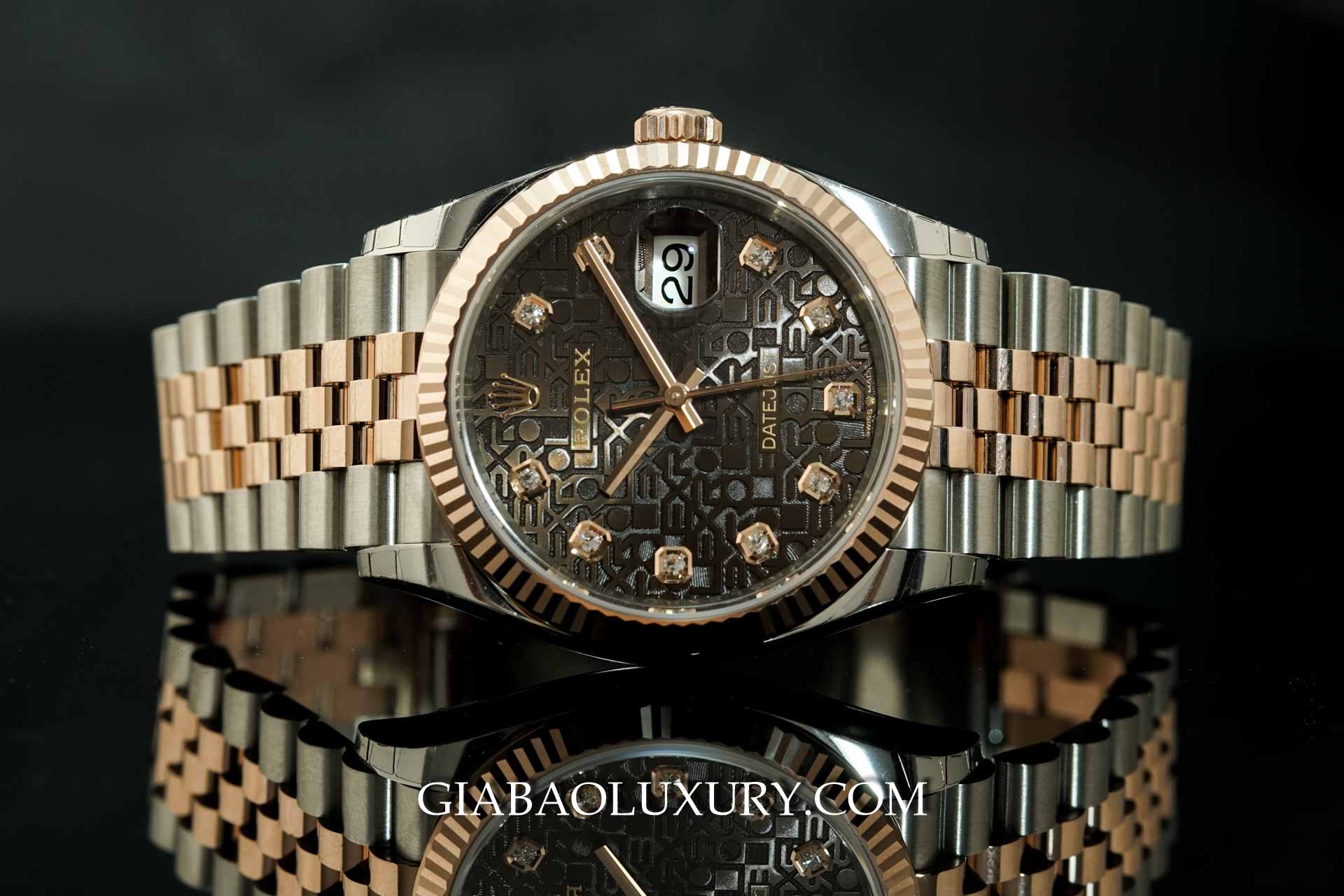 Đồng Hồ Rolex Datejust 126231 Mặt số vi tính chocolate