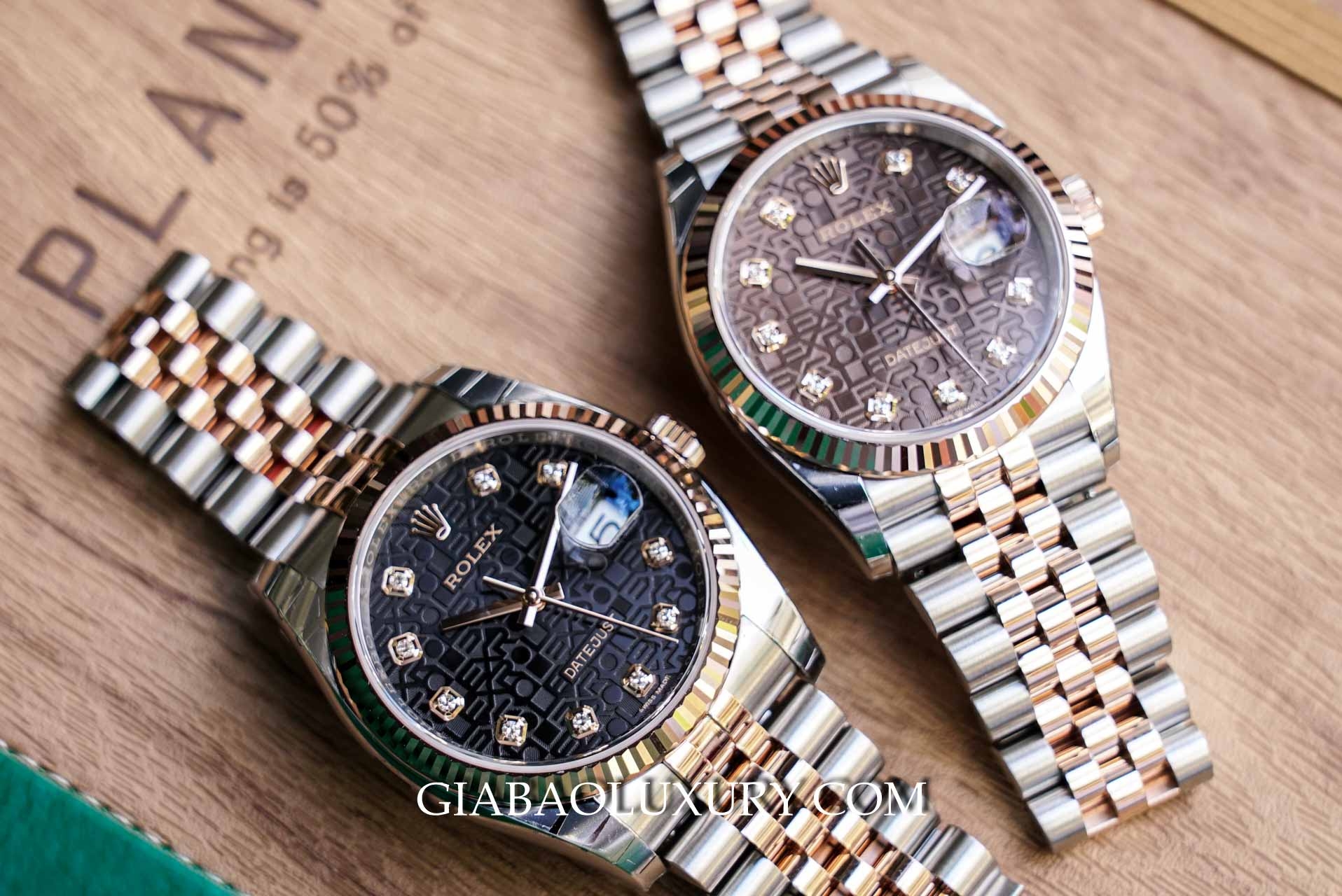 Đồng Hồ Rolex Datejust 116231 Mặt Số Vi Tính Đen