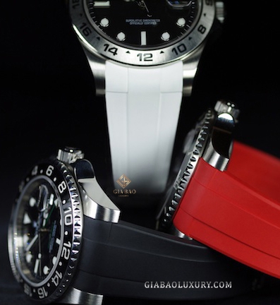Dây cao su Rubber B dành cho đồng hồ Rolex GMT Master II Ceramic - Classic Series
