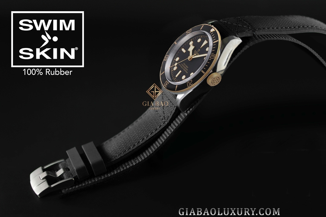 Dây cao su Rubber B dành cho đồng hồ Rolex GMT Master Non - Ceramic Combat Strap 20mm - CUFF Series