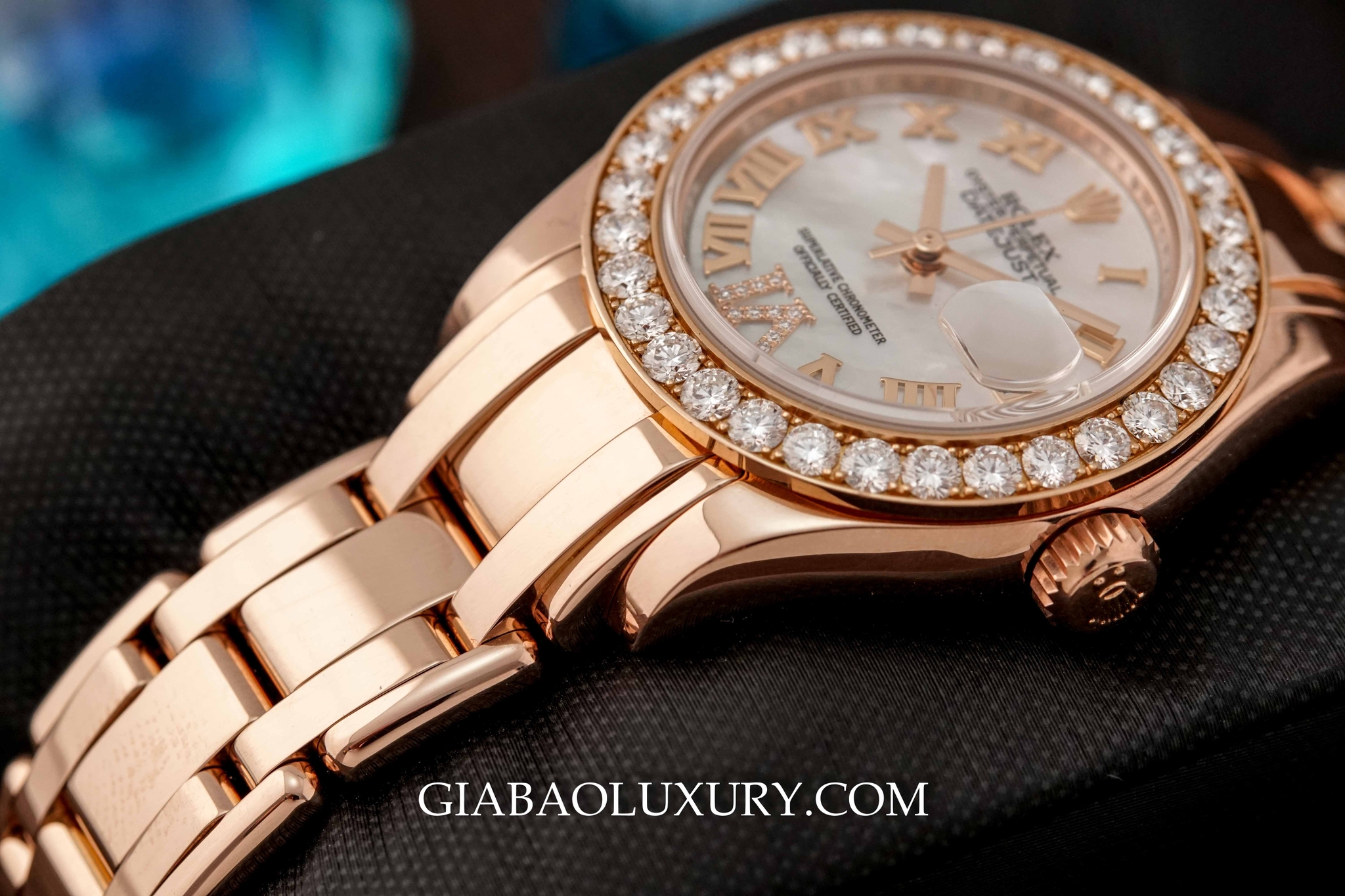 Đồng Hồ Rolex Datejust Lady Pearlmaster 29 mm Everose Gold 80315