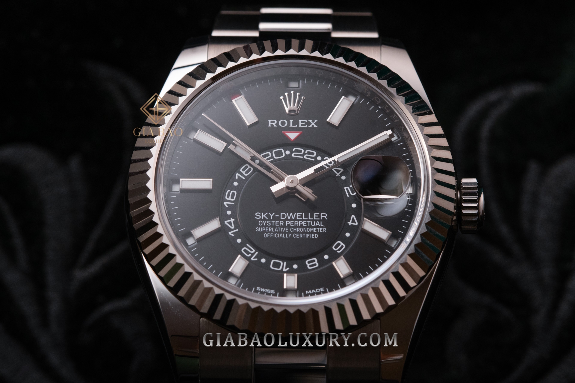 Đồng hồ Rolex Sky Dweller 326934 Mặt Số Đen