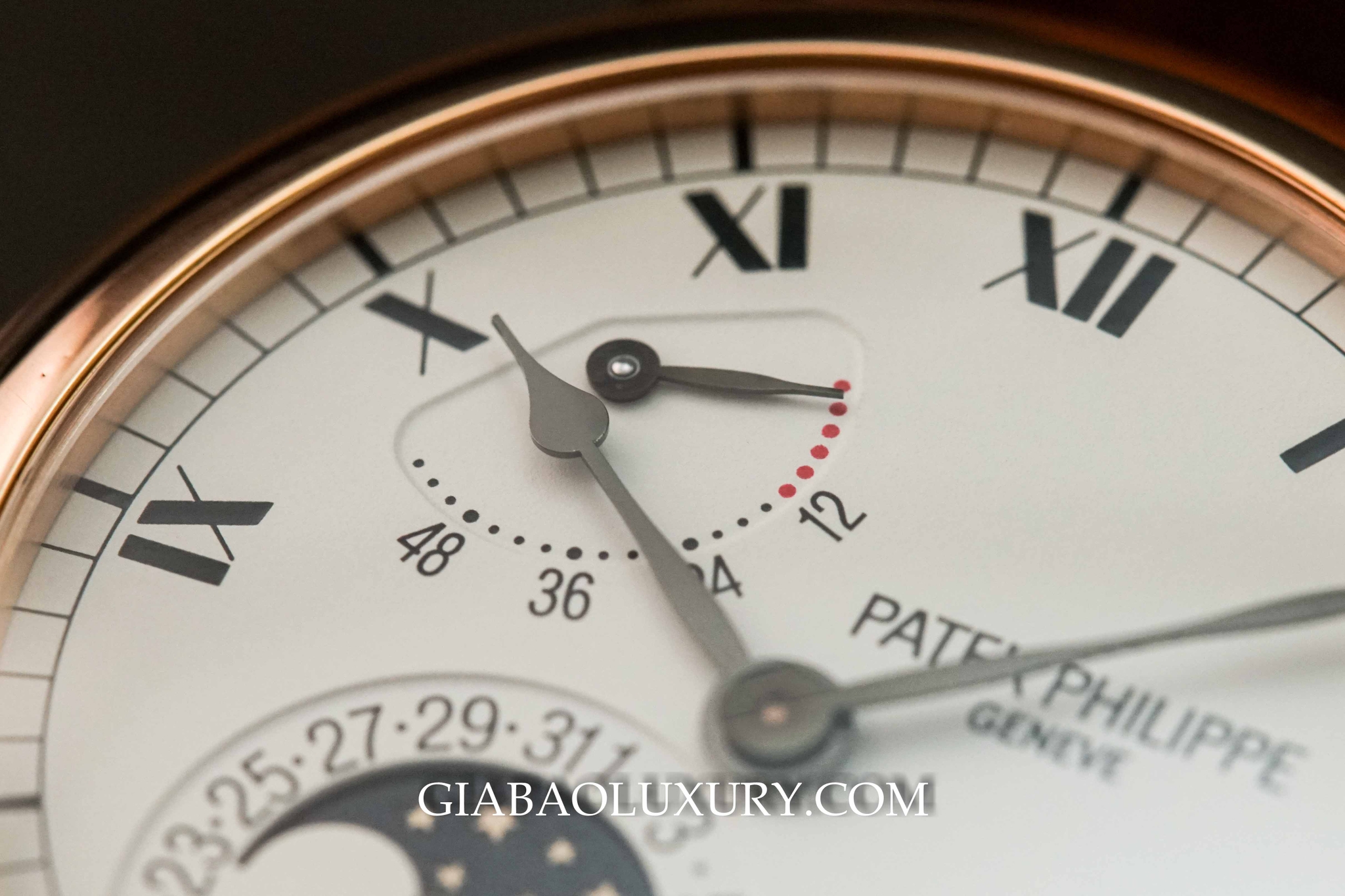 Đồng Hồ Patek Philippe Moon Phase Power Reserve Rose Gold 5054R