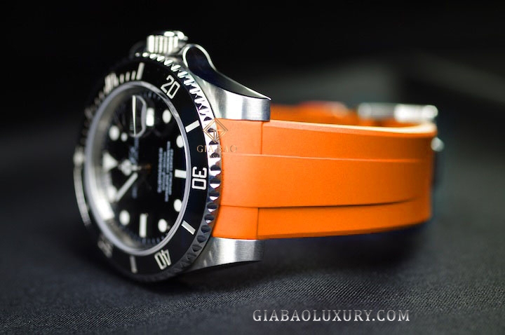 Dây cao su Rubber B dành cho đồng hồ Rolex Oyster Perpetual 39mm - Tang Buckle Series