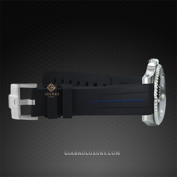 Dây cao su Rubber B dành cho đồng hồ Rolex Sea-Dweller 40mm Ref. 16600 phiên bản vành bezel Non - Ceramic khóa Oyster - Tang Buckle Series VulChromatic®