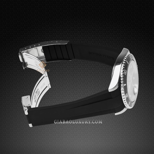 Dây cao su Rubber B dành cho đồng hồ Rolex Sea-Dweller 40mm Ref. 16600 phiên bản vành bezel Non - Ceramic khóa Oyster - Classic Series