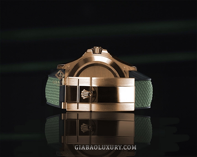 Dây cao su Rubber B dành cho đồng hồ Rolex Yachtmaster 40mm dây Oysterflex - SwimSkin® Ballistic