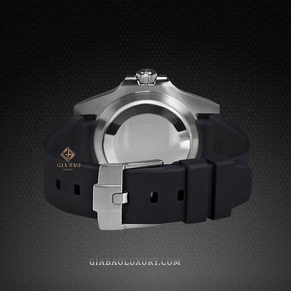 Dây cao su Rubber B dành cho đồng hồ Rolex Yachtmaster 40mm (20mm Lug Space) - Tang Buckle Series VulChromatic®