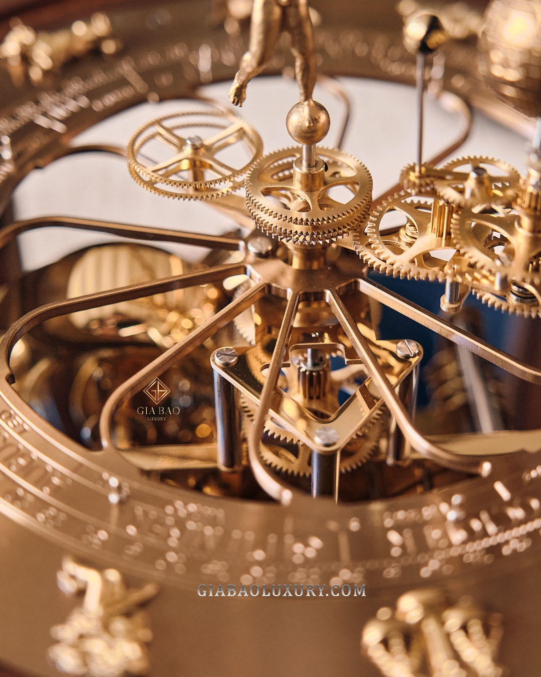 Đồng Hồ Để Bàn Hermle Tellurium III 22948Q10352 Clock