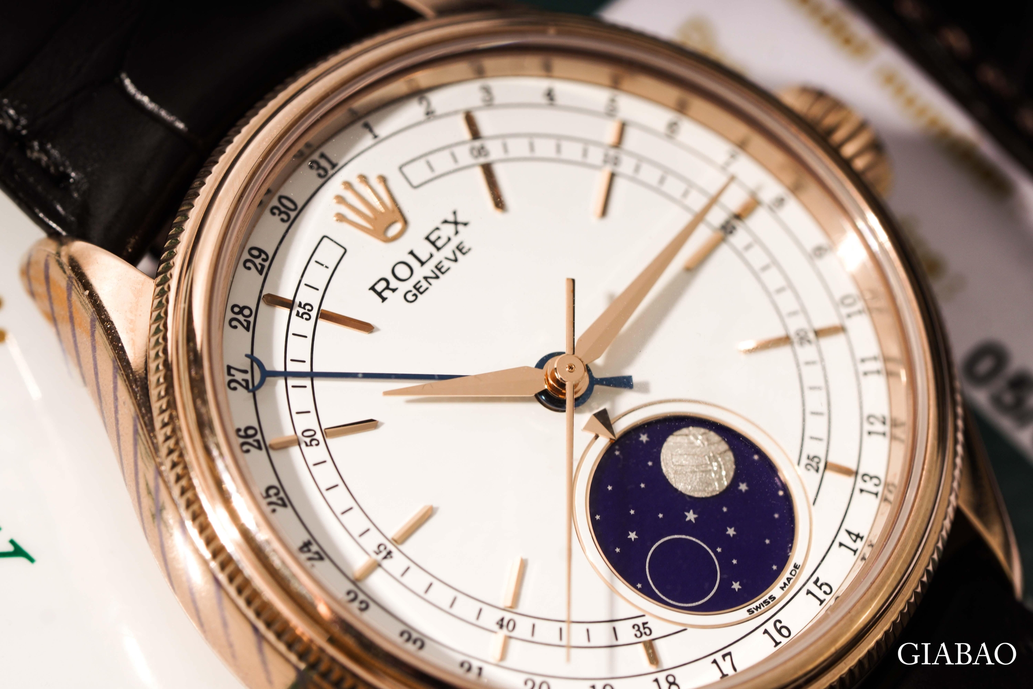 Đồng Hồ Rolex Cellini Moonphase 50535