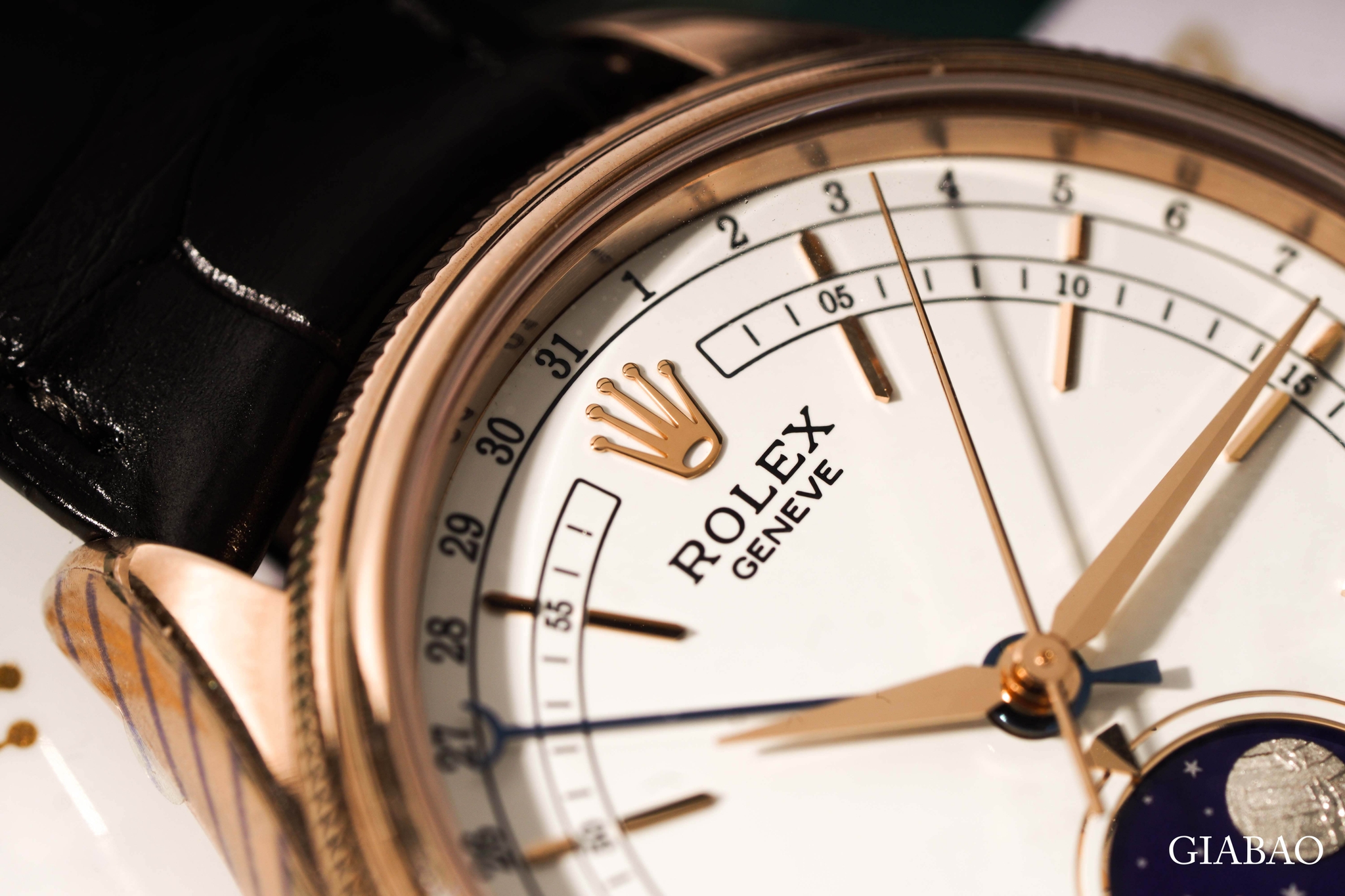 Đồng Hồ Rolex Cellini Moonphase 50535