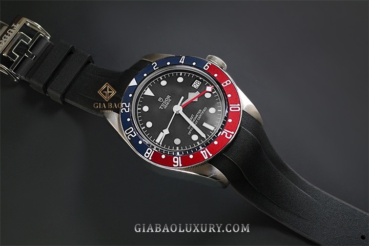 Dây cao su Rubber B dành cho đồng hồ Tudor Heritage Black Bay 41mm - VulChromatic® Dual-Color