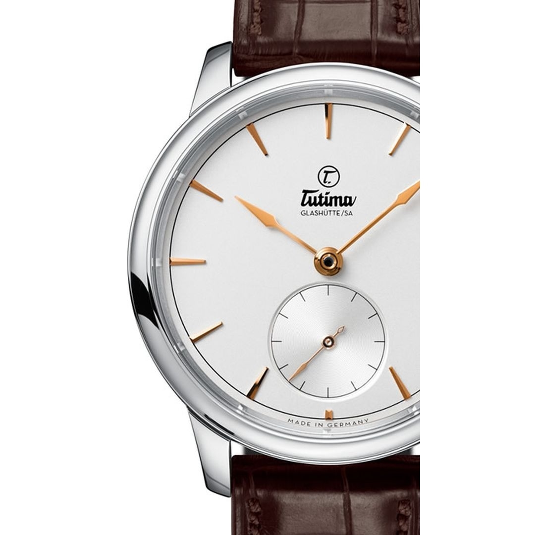 Tutima, dòng sản phẩm Patria, Ref no: 6610-03, mặt số màu trắng