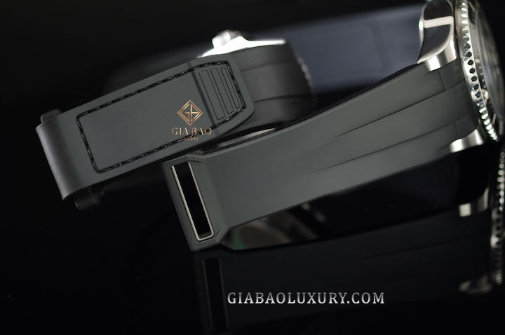 Dây cao su Rubber B dành cho đồng hồ Rolex Sea-Dweller DEEPSEA 44mm Ref. 116660 vành Ceramic khóa Glidelock (2008 - 2017) - Velcro® Series