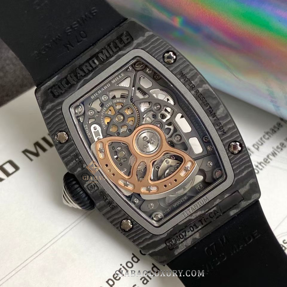 Đồng Hồ Richard Mille RM07-01 Carbon TPT Và Titanium