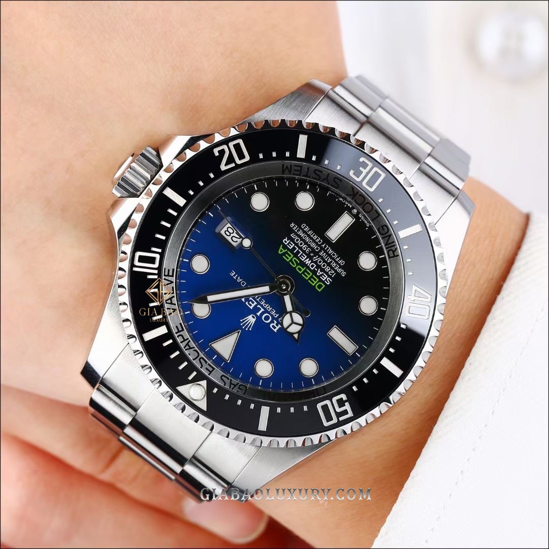 Đồng Hồ Rolex Deepsea 126660 Mặt Số D-Blue